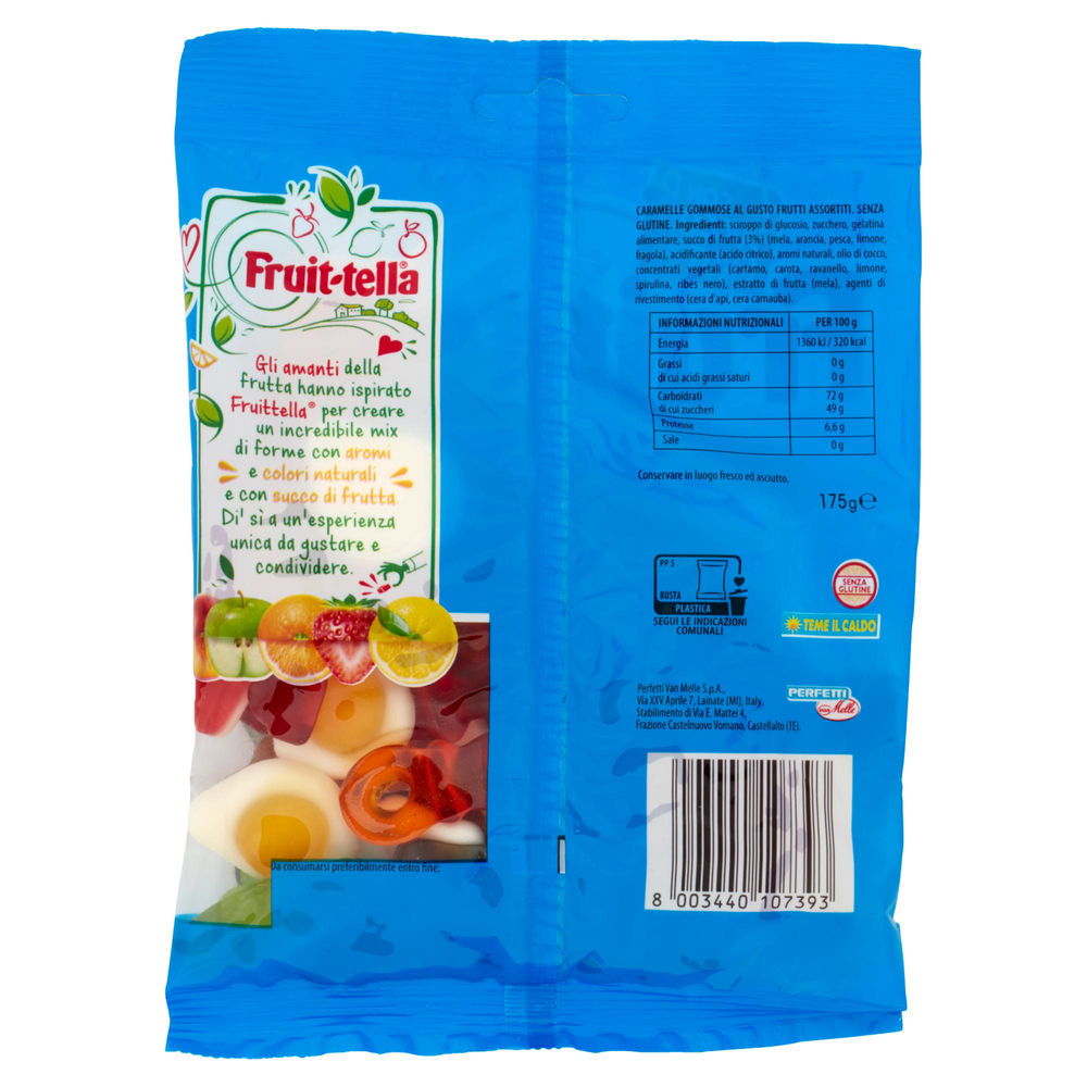 CARAMELLE FRUITTELLA CRAZY MIX BUSTA G 175 - 1