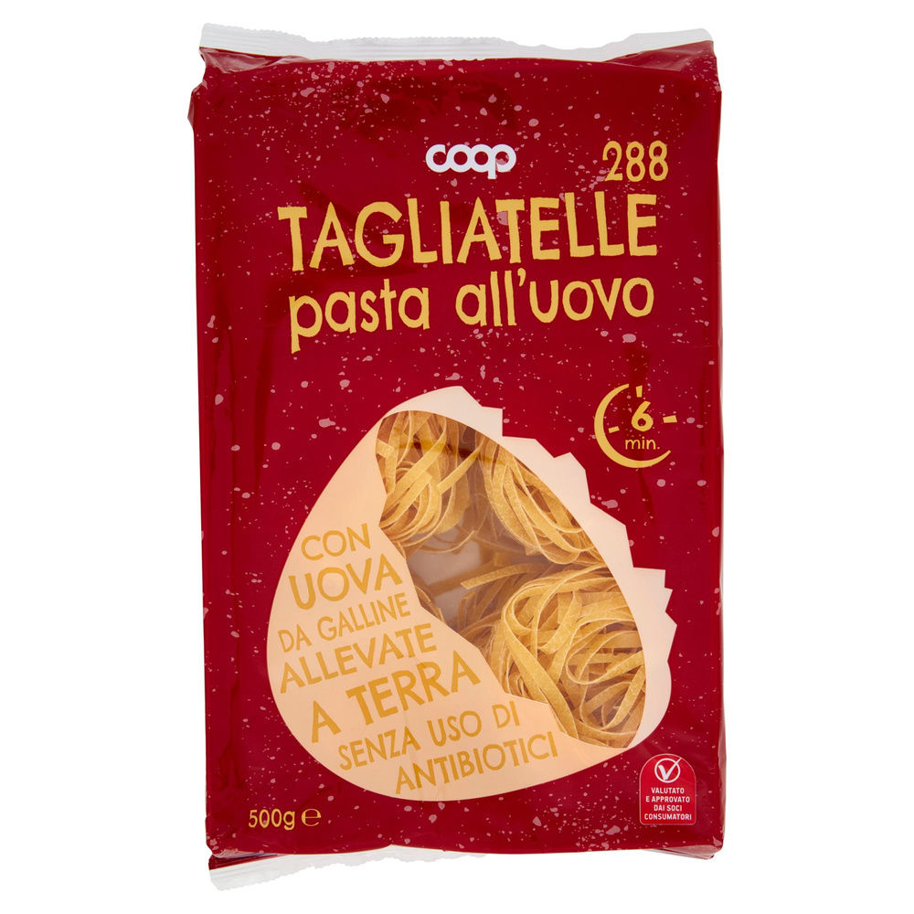 TAGLIATELLE UOVO NIDI N.288 COOP S/USO DI ANTIBIOTICI VASS.G500 - 2