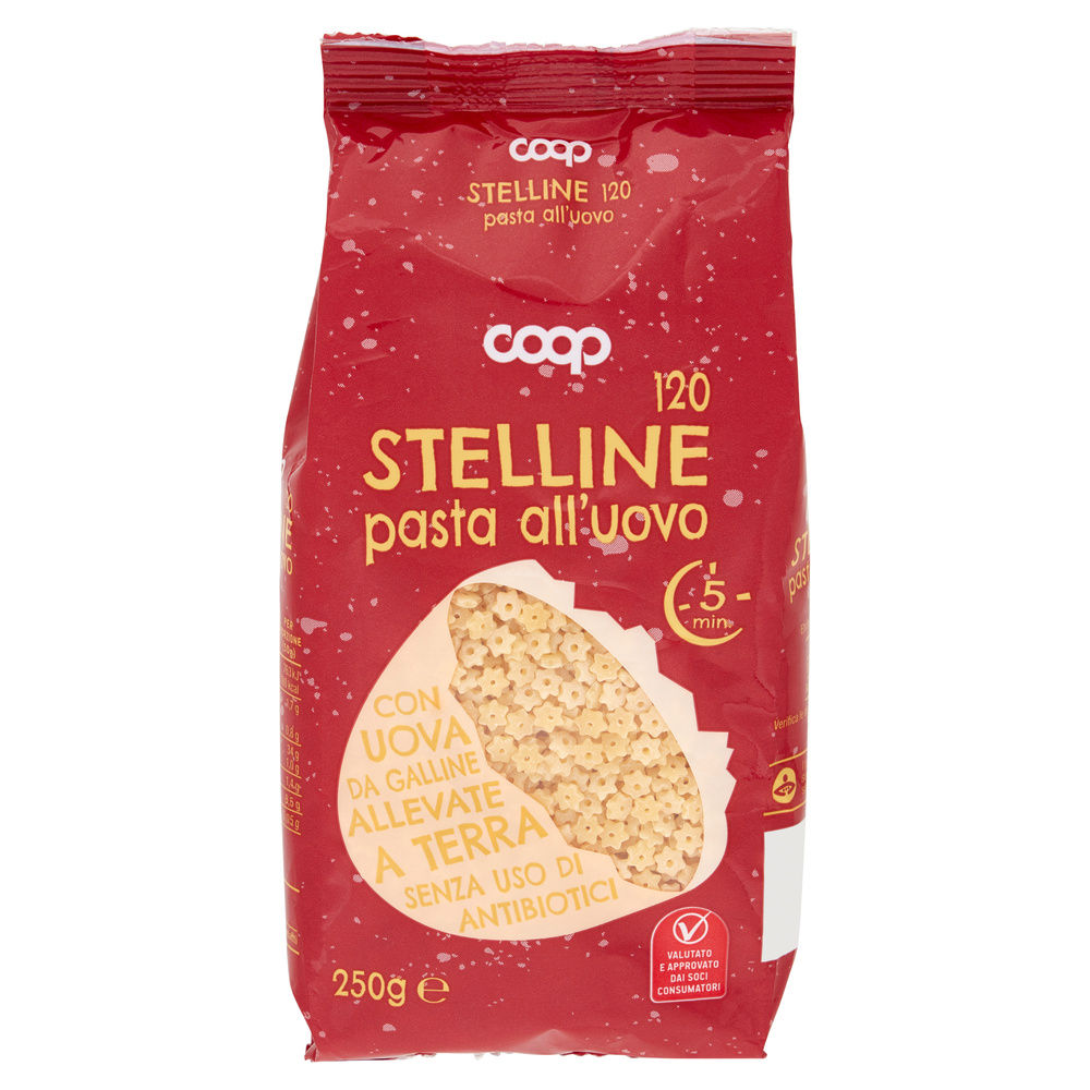 STELLINE ALL'UOVO N120 COOP SENZA USO DI ANTIBIOTICI SACCHETTO G250 - 2