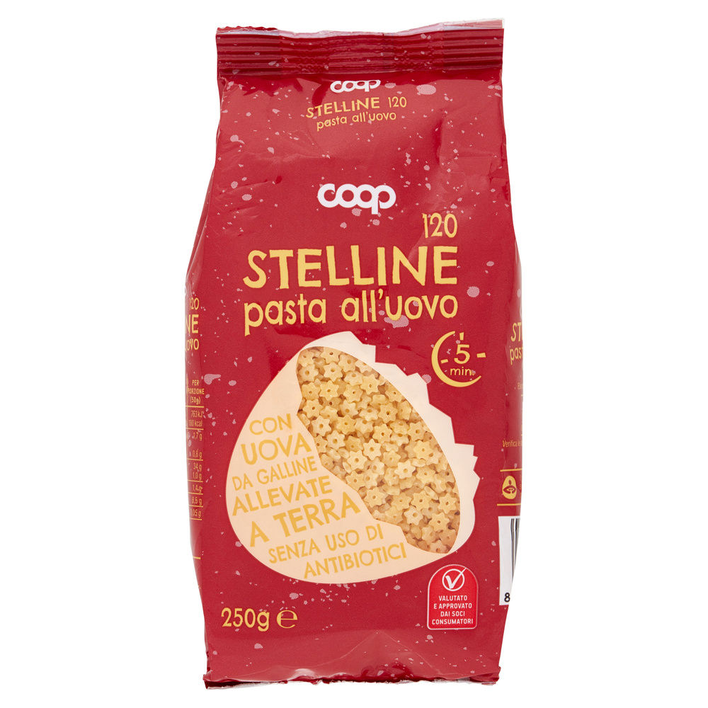 STELLINE ALL'UOVO N120 COOP SENZA USO DI ANTIBIOTICI SACCHETTO G250 - 4