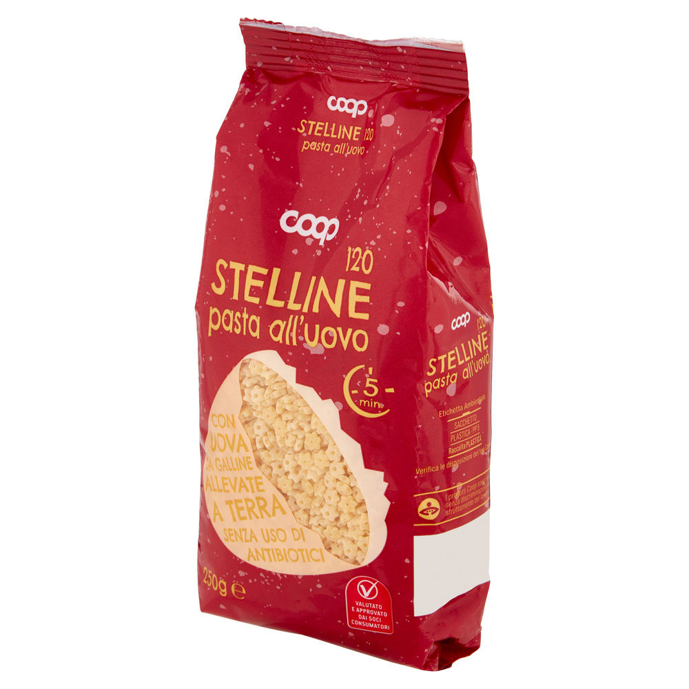 STELLINE ALL'UOVO N120 COOP SENZA USO DI ANTIBIOTICI SACCHETTO G250 - 8