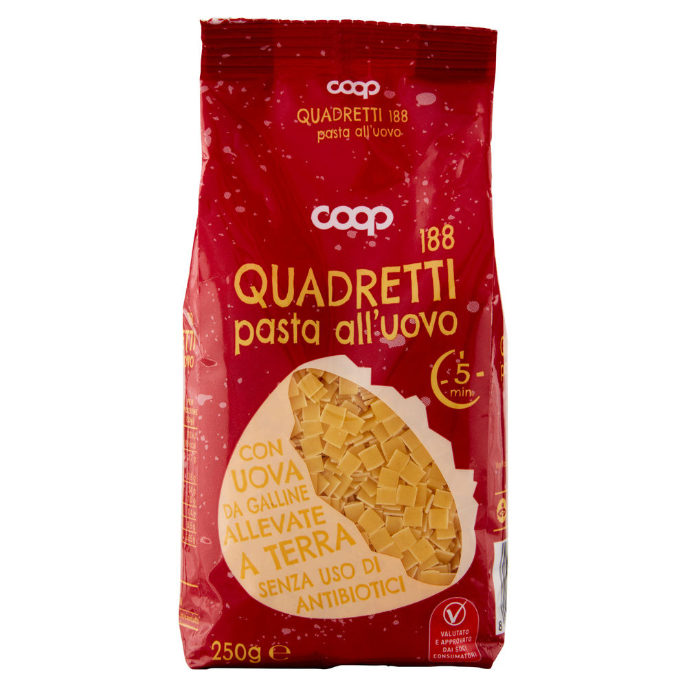 QUADRETTI ALL'UOVO N188 COOP SENZA USO DI ANTIBIOTICI SACCHETTO G250 - 3