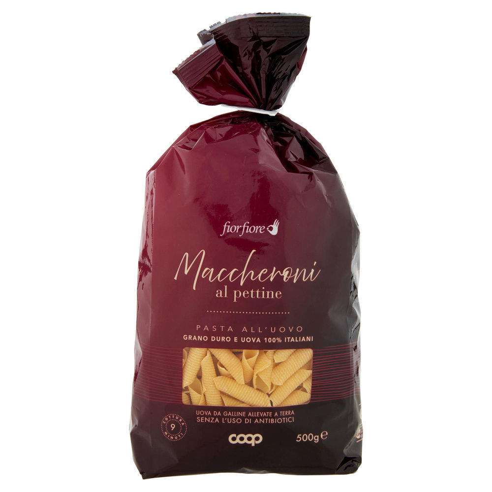 PASTA UOVO MACCHERONI AL PETTINE S/USO DI ANTIBIOTICI COOP FF SACC. G500 - 2