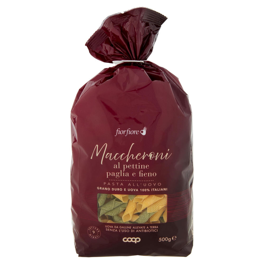 PASTA UOVO MACCHERONI  PETT.PAGLIA FIENO S/USO ANTIBIOTICI COOP FF SACC.G500 - 8