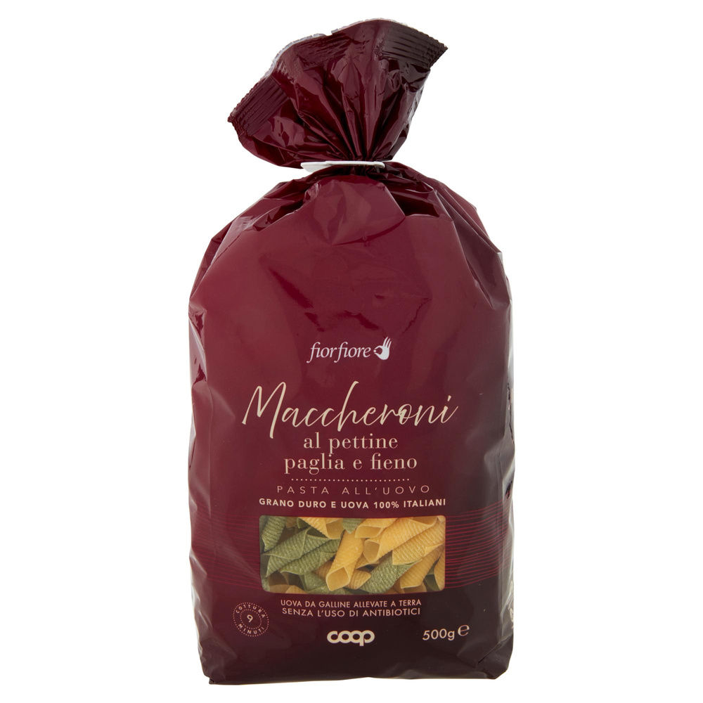 PASTA UOVO MACCHERONI  PETT.PAGLIA FIENO S/USO ANTIBIOTICI COOP FF SACC.G500 - 2