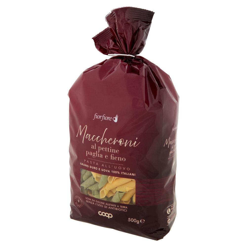 PASTA UOVO MACCHERONI  PETT.PAGLIA FIENO S/USO ANTIBIOTICI COOP FF SACC.G500 - 7
