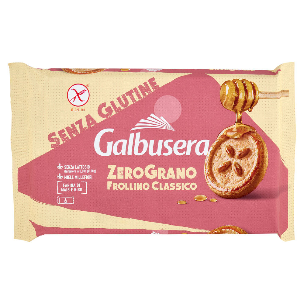 FROLLINO SENZA GLUTINE ZERO GRANO GALBUSERA G 220 - 2