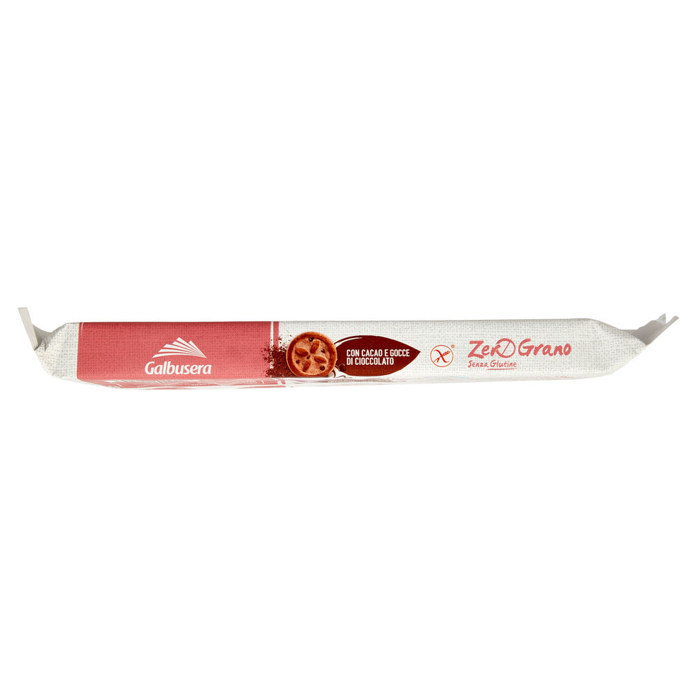 BISCOTTI GOCCE CIOCCOLATO SENZA GLUTINE ZERO GRANO GALBUSERA G 220 - 6