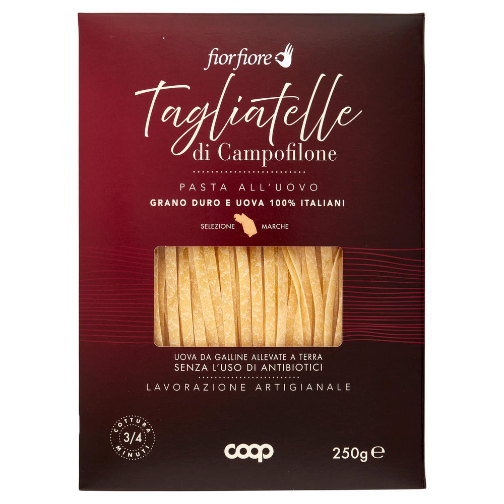 TAGLIATELLE UOVO CAMPOFILONE FIOR FIORE COOP S/ANTIBIOTICI G250 - 4