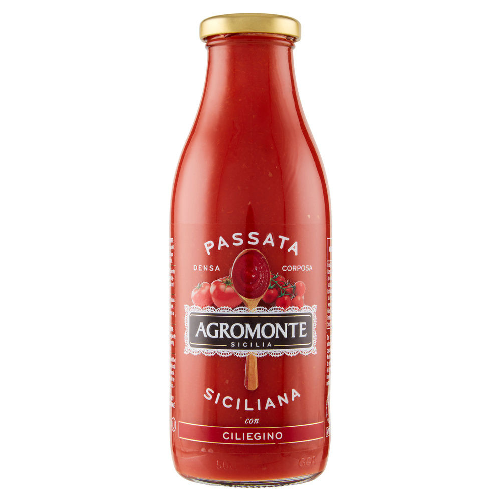PASSATA DI POMODORO E CILIEGINO AGROMONTE BOTTIGLIA G 520 - 0