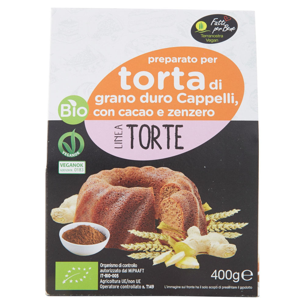 PREPARATO PER TORTA SENATORE CAPPELLI, CACAO, LIMONE E ZENZERO - 3