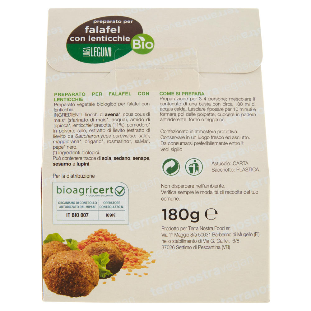 FALAFEL DI LENTICCHIE  BIO G180 - 1