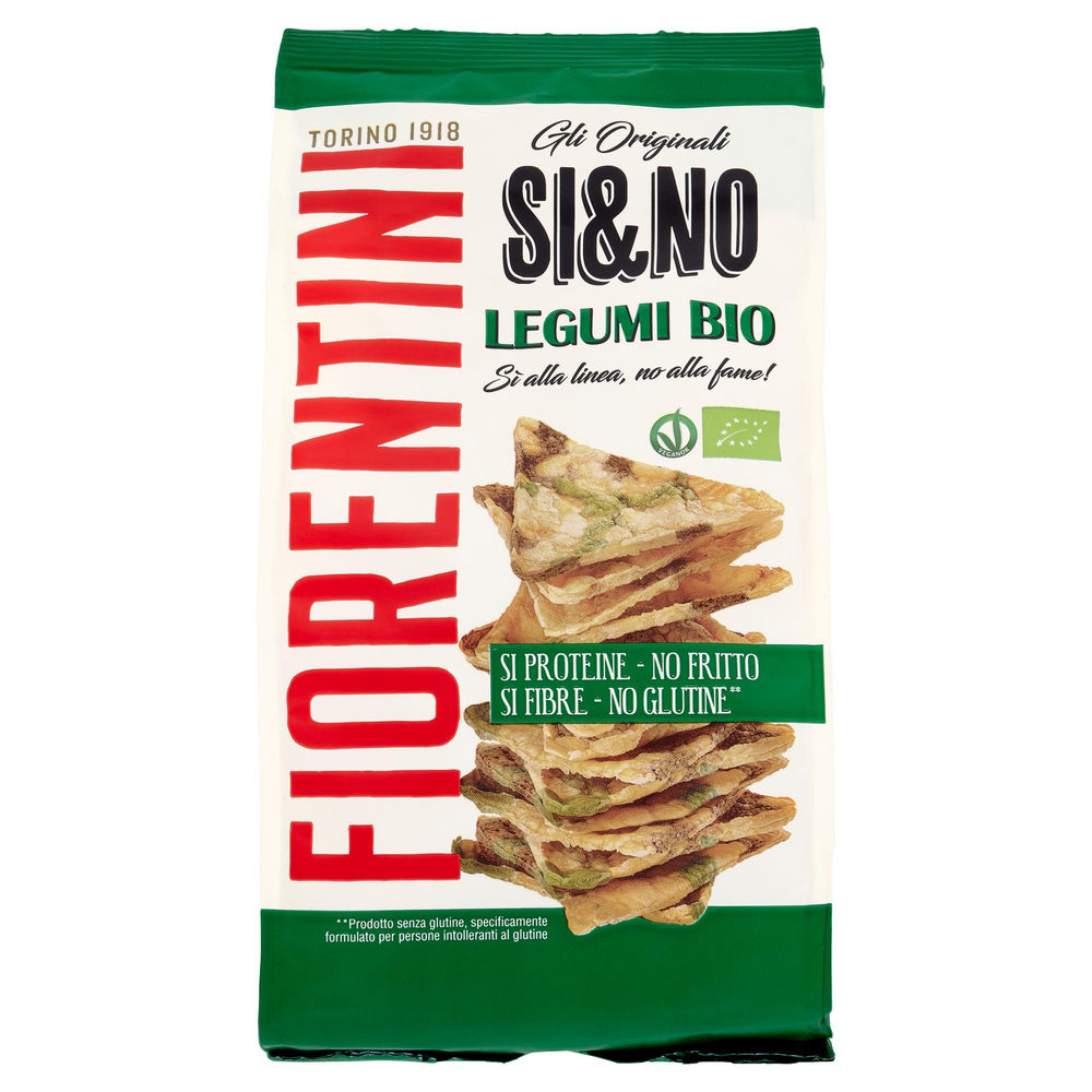 Mini gallette triangolari bio con legumi fiorentini g 70