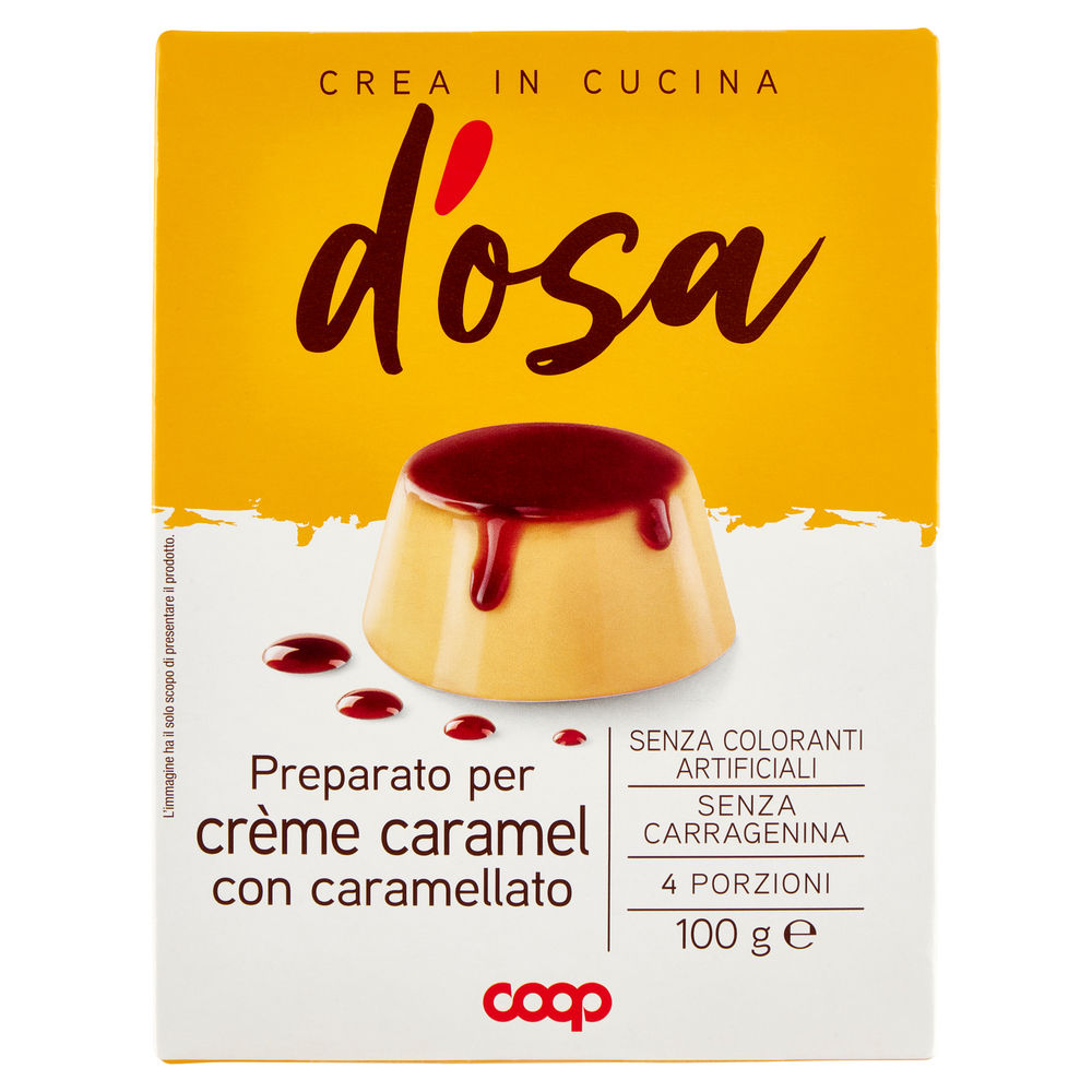 PREPARATO PER CREME CARAMEL D'OSA COOP G 100 - 0