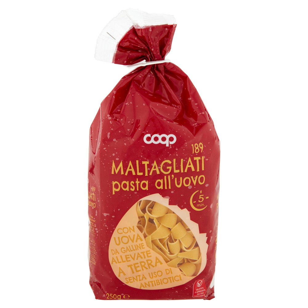 MALTAGLIATI ALL'UOVO N.189 COOP SENZA USO DI ANTIBIOTICI SACCHETTO G250 - 7