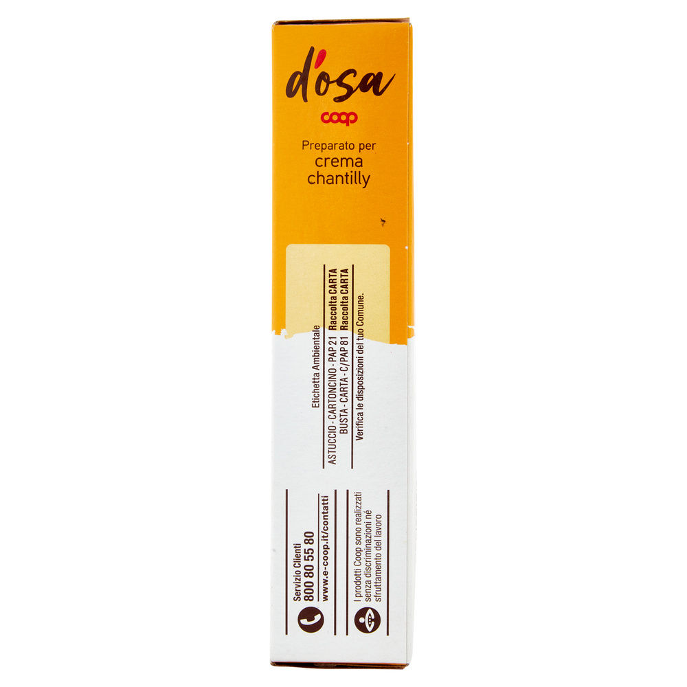 PREPARATO PER CREMA CHANTILLY D'OSA COOP X 2 SCATOLA G 80 - 6