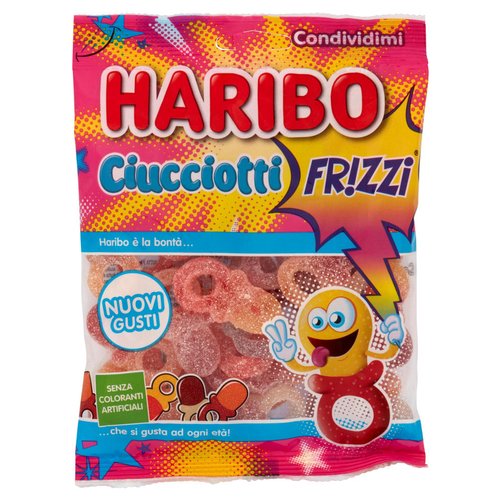 CARAMELLE CIUCCIOTTI FRIZZI HARIBO BUSTA G 175 - 0