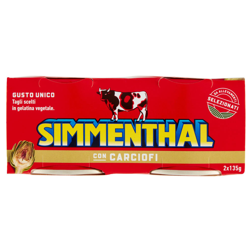 Simmenthal con carciofi 135g x 2