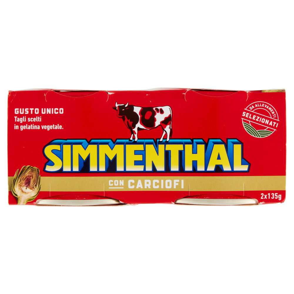 SIMMENTHAL CON CARCIOFI 135G X 2 - 4