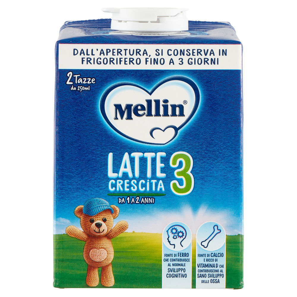 LATTE CRESCITA MELLIN 3 BRICK 500ML - 3