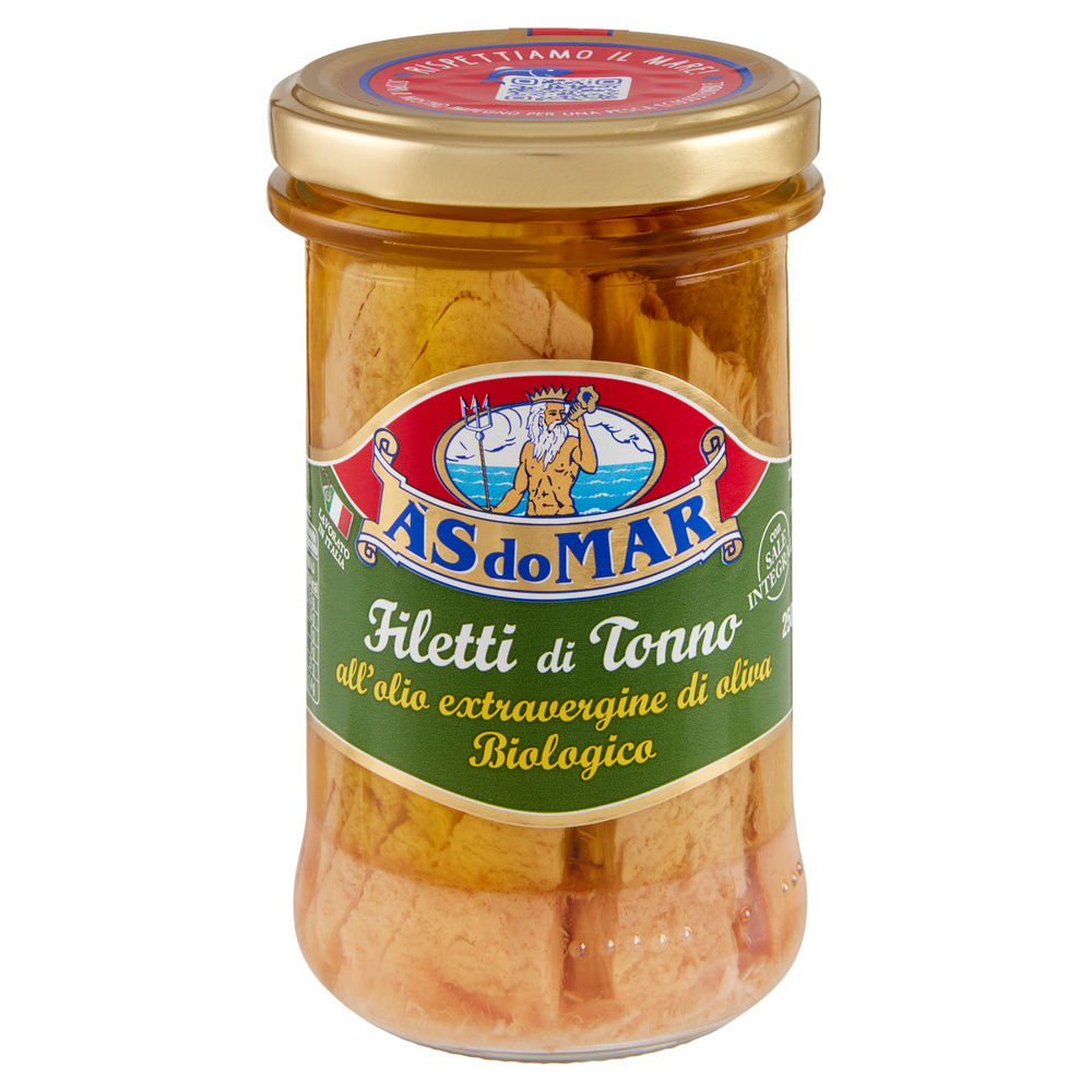 FILETTI TONNO OLIO EXTRAVERGINE DI OLIVA BIO E SALE INT. AS DO MAR VV G 250 - 4