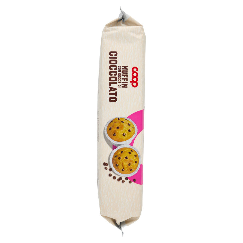 MUFFIN CLASSICO CON GOCCE DI CIOCCOLATO COOP FLOW-PACK G 252 - 12