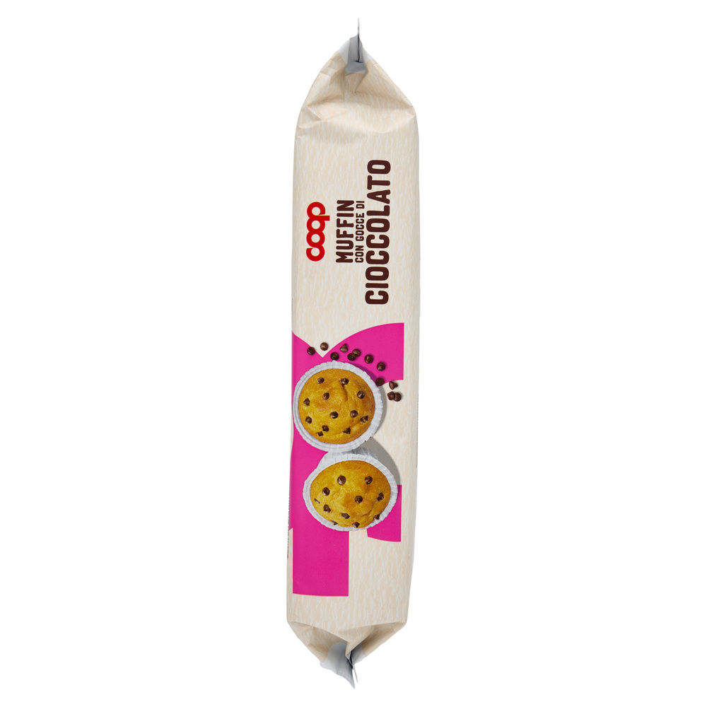 MUFFIN CLASSICO CON GOCCE DI CIOCCOLATO COOP FLOW-PACK G 252 - 14