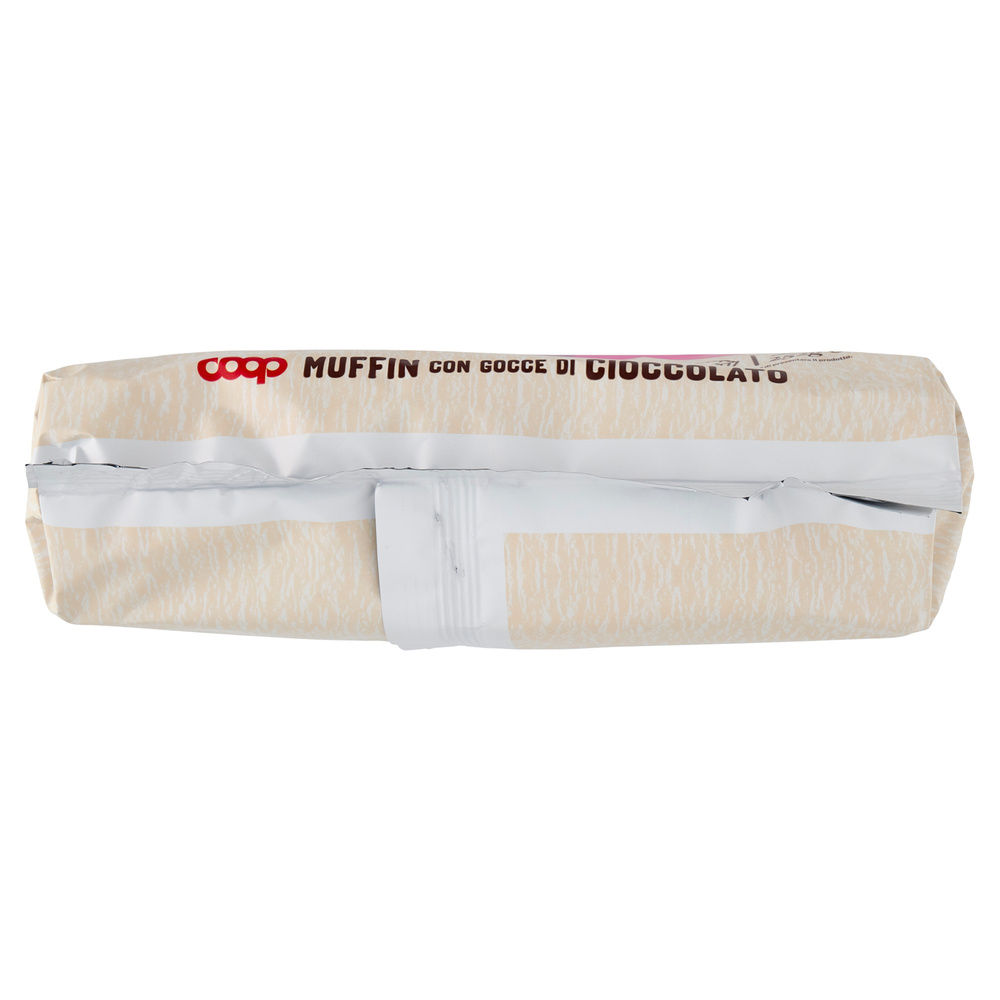 MUFFIN CLASSICO CON GOCCE DI CIOCCOLATO COOP FLOW-PACK G 252 - 16