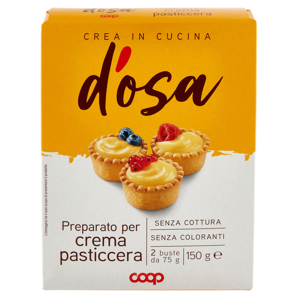 PREPARATO PER CREMA PASTICCERA D'OSA COOP X 2 SCATOLA G 150 - 6