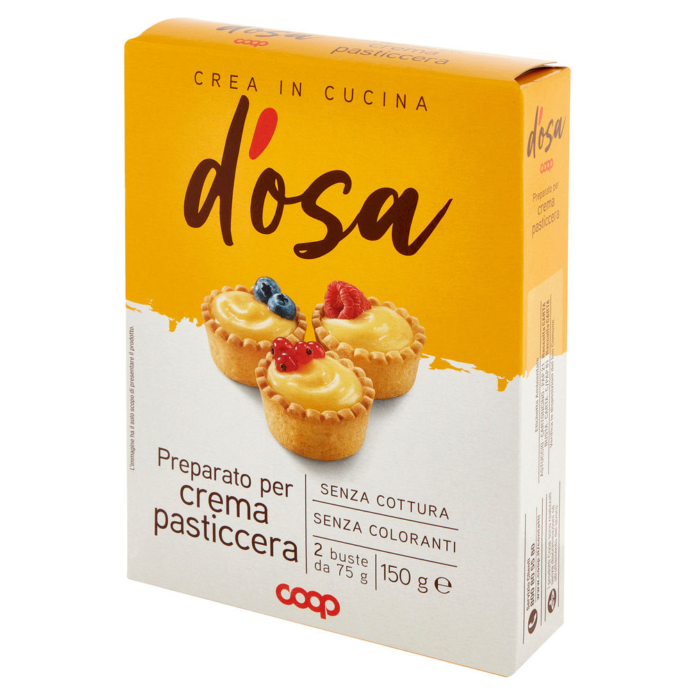 PREPARATO PER CREMA PASTICCERA D'OSA COOP X 2 SCATOLA G 150 - 8