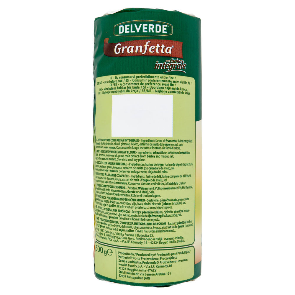 FETTE BISCOTTATE INTEGRALI 80 DELVERDE G 600 - 7
