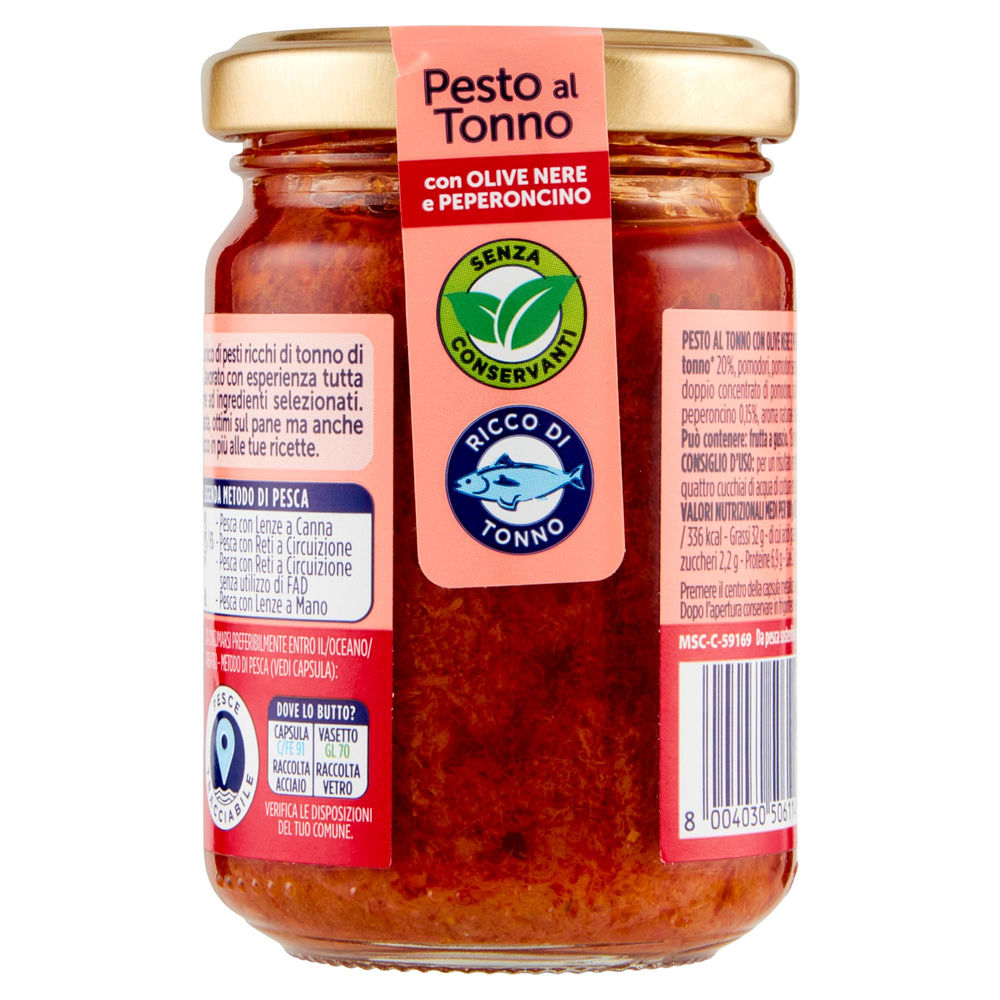 PESTI OLIVE E PEPERONCINO RIO MARE MSC G130 - 1
