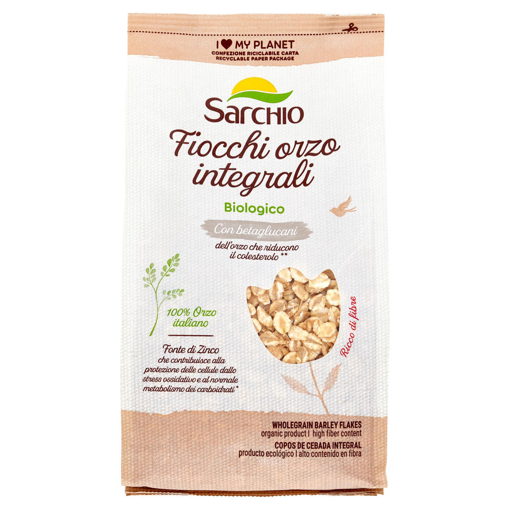 FIOCCHI ORZO INTEGRALI BIO SARCHIO G375 - 0