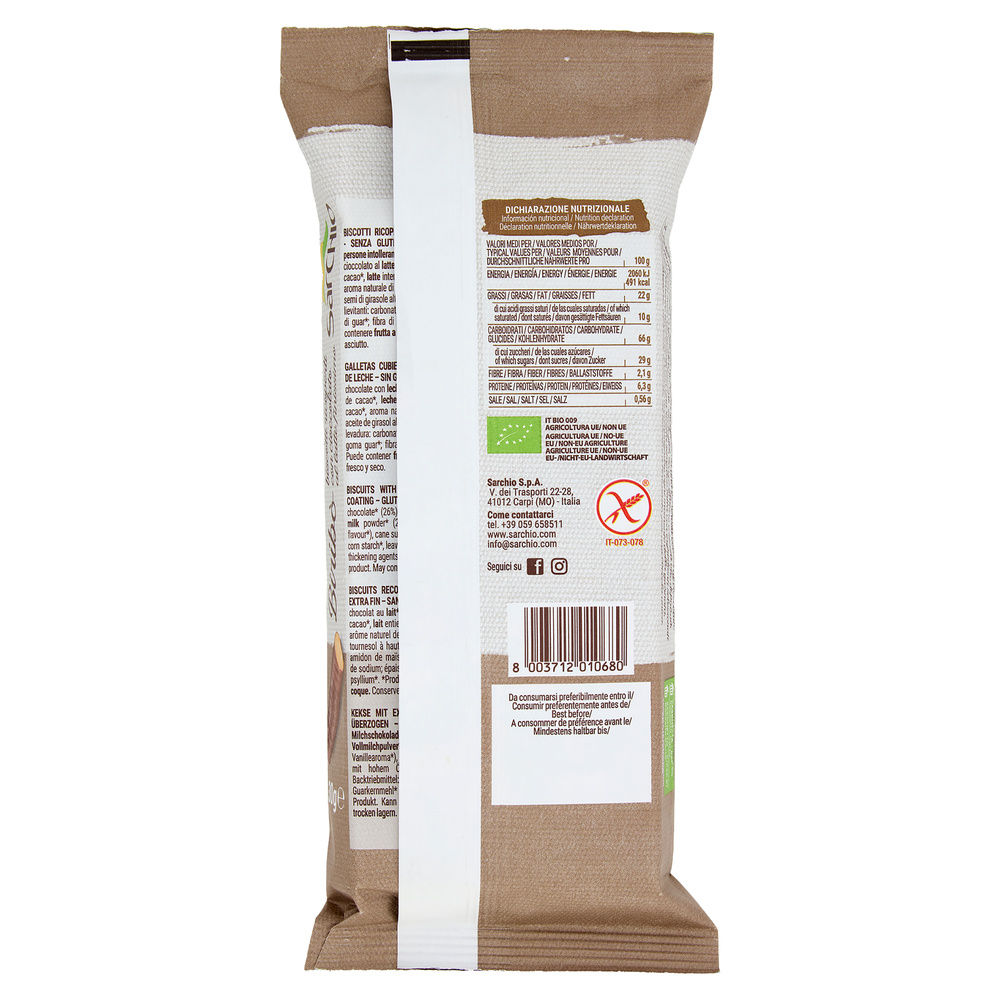 SG-BIRIBO' CON CIOCCOLATO LATTE BIO SARCHIO G130 - 1