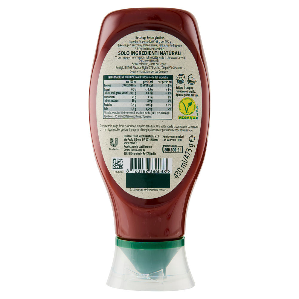 KETCHUP TOP DOWN CALVÈ G 473 ML 430 - 1