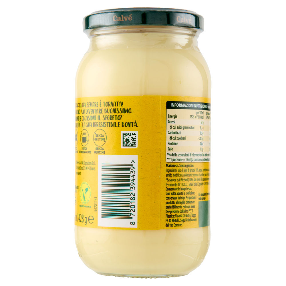CALVÈ MAIONESE CLASSICA VASO G428 - 1
