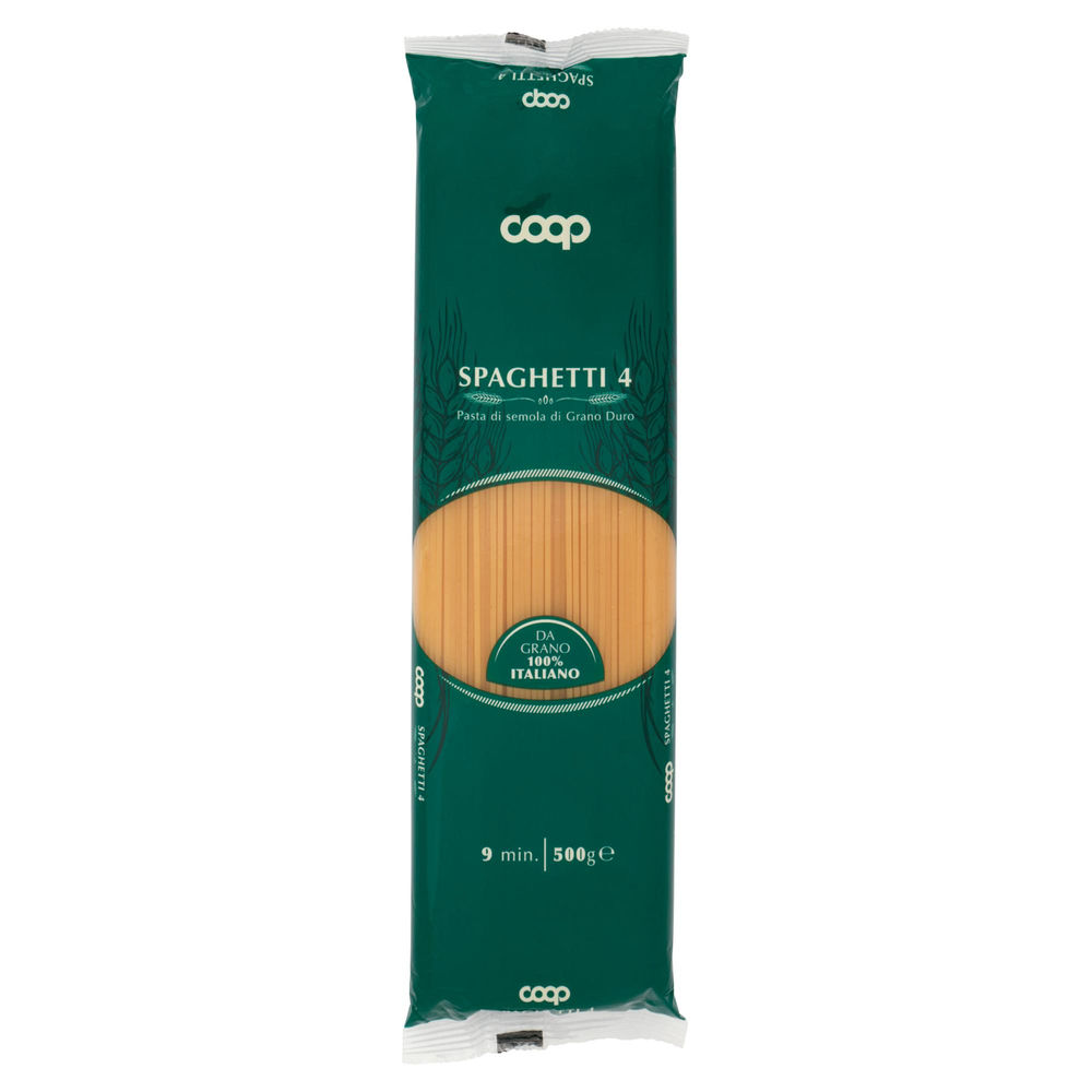 PASTA SEMOLA SPAGHETTI COOP N4 SACCHETTO G500 CON GRANO ITALIANO - 1