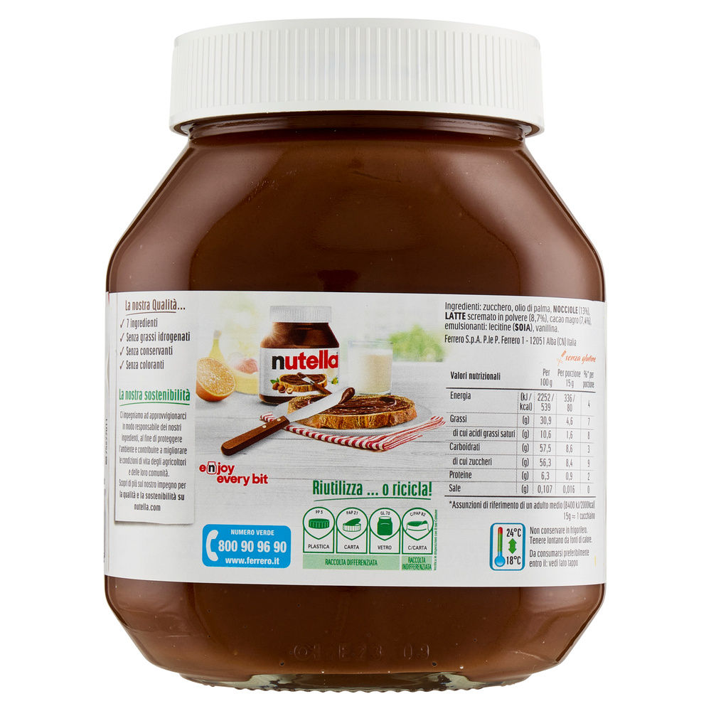 NUTELLA VASO VETRO G 750 - 3