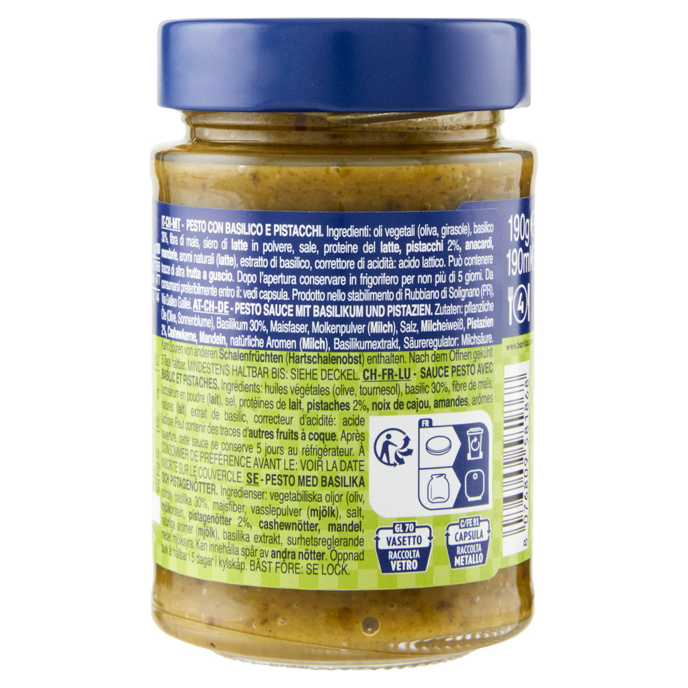 PESTO BASILICO PISTACCHIO BARILLA G 190 - 1