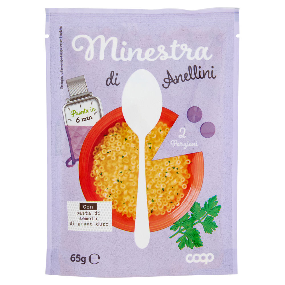 MINESTRA DI ANELLINI COOP BUSTA G65 - 0