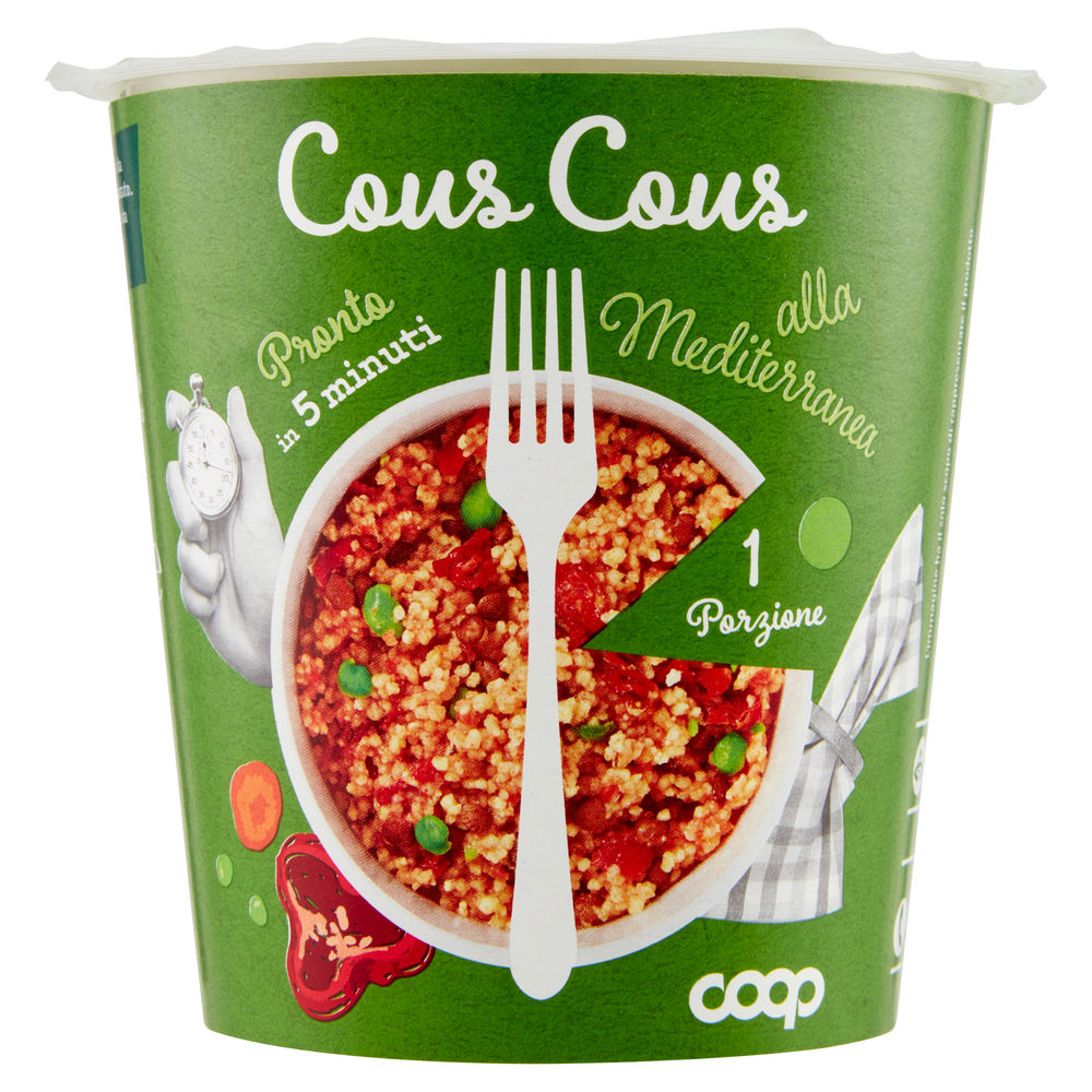 COUS COUS ALLA MEDITERRANEA COOP CUP G60 - 0