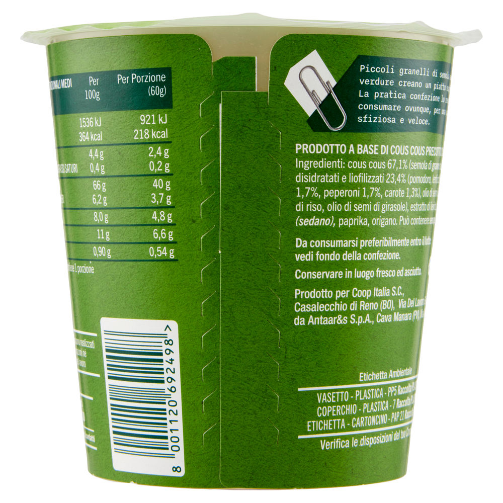 COUS COUS ALLA MEDITERRANEA COOP CUP G60 - 1