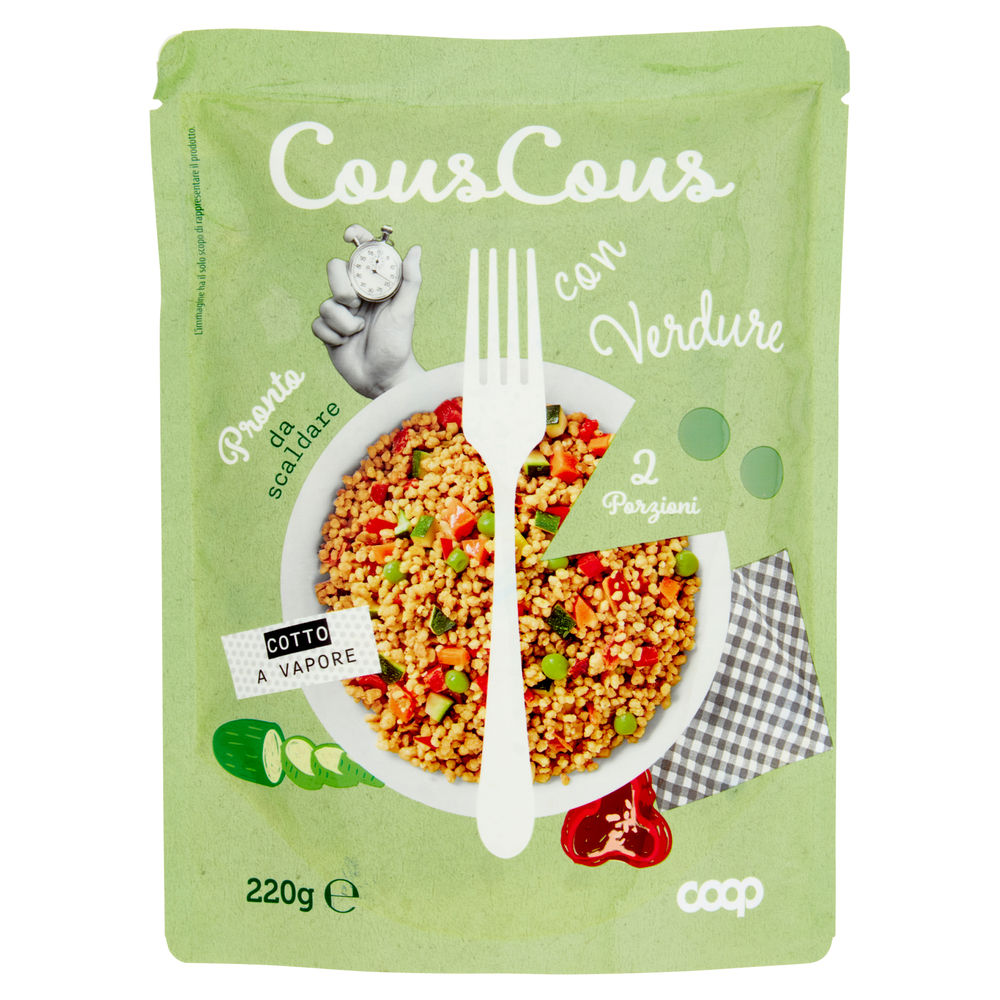 COUS COUS CON VERDURE COOP BUSTA G220 - 0