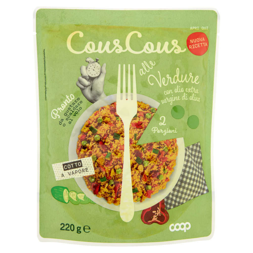 COUS COUS CON VERDURE COOP BUSTA G220 - 0