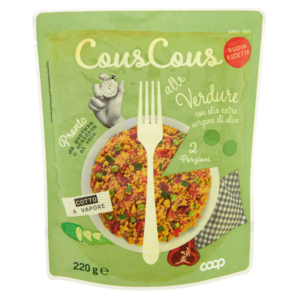 COUS COUS CON VERDURE COOP BUSTA G220 - 10