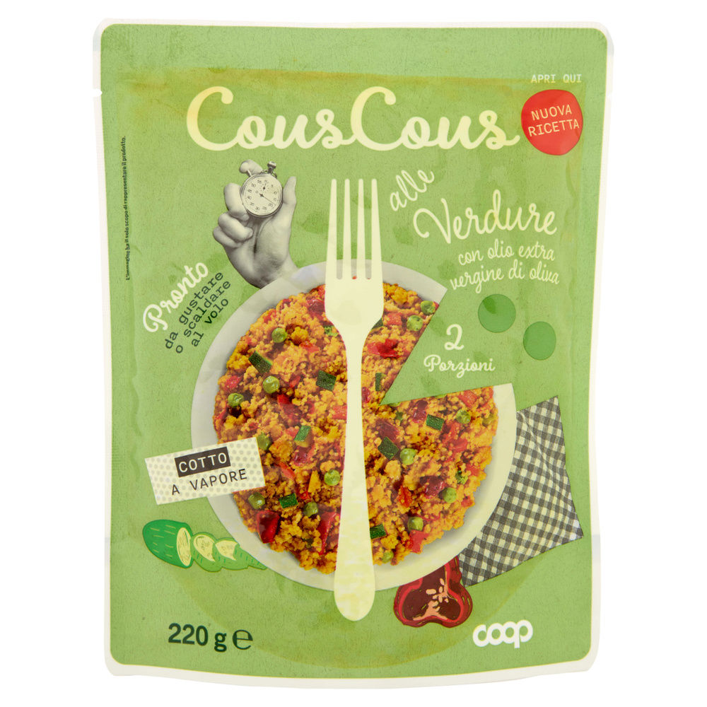 COUS COUS CON VERDURE COOP BUSTA G220 - 9