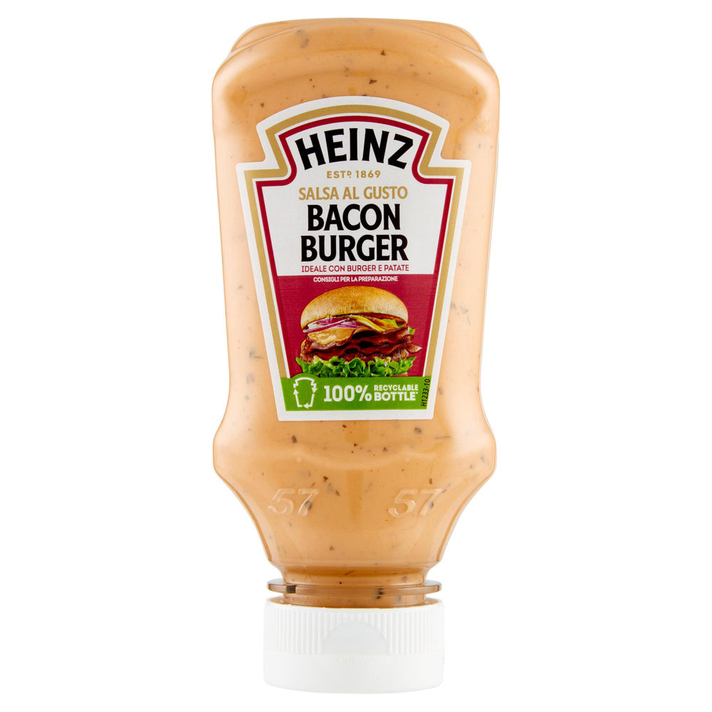HEINZ SALSA BACON BURGER G225 - 0