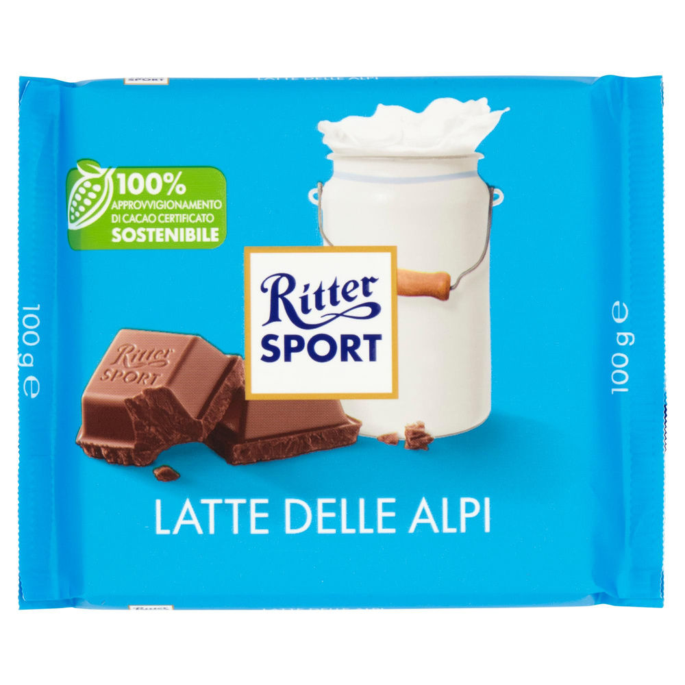 TAVOLETTA CIOCCOLATO RITTER SPORT ALPENMILCH G 100 - 6