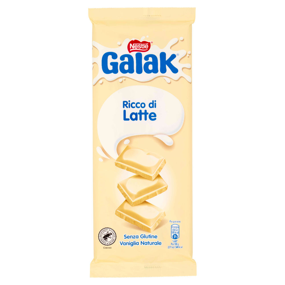 TAVOLETTA CIOCCOLATO GALAK NESTLE' BIANCO INCARTO G 100 - 4
