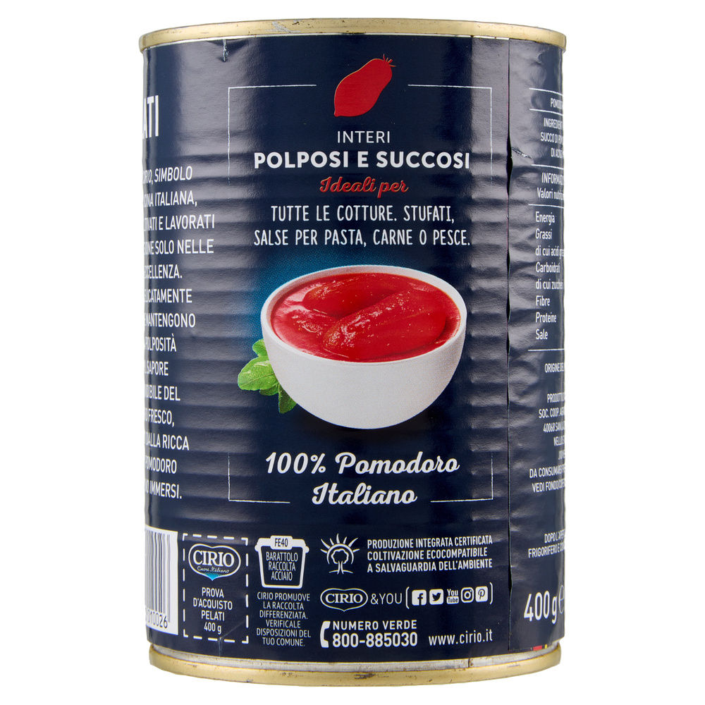 POMODORI PELATI CIRIO LATTINA G 400 - 1
